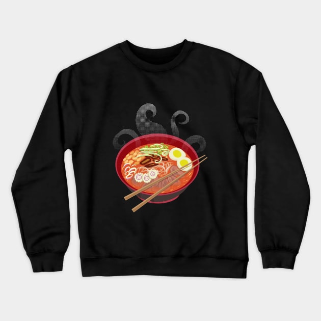 Hot Ramen Crewneck Sweatshirt by Euodos